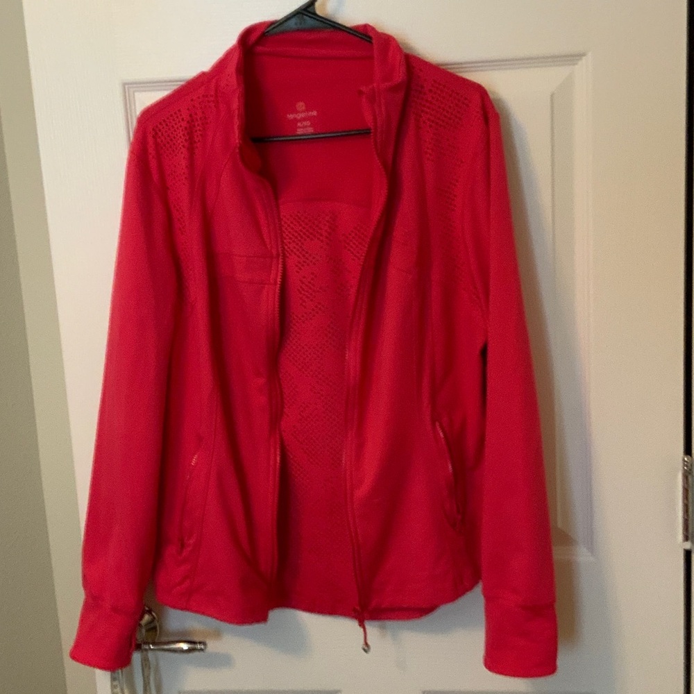 Tangerine Vivid Pink Utility Jacket